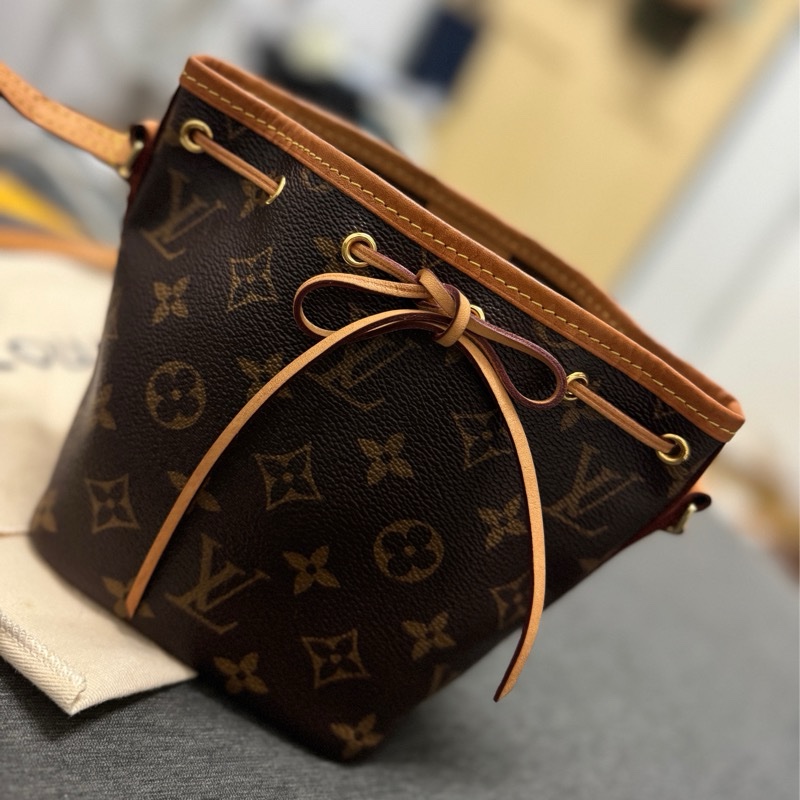 LV Nano Noe小水桶 經典老花-0