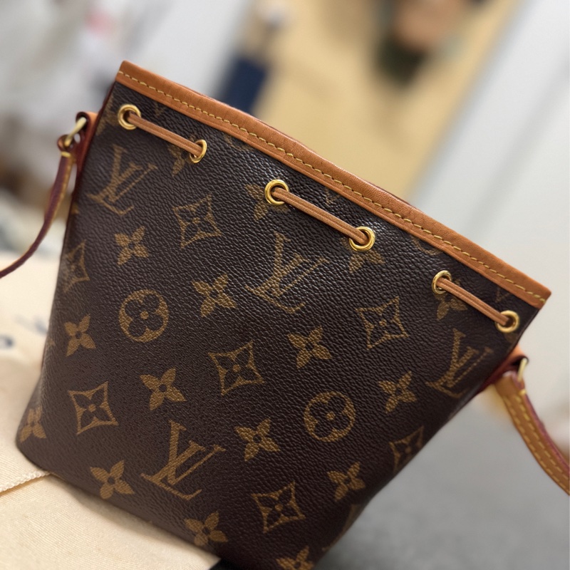 LV Nano Noe小水桶 經典老花-5