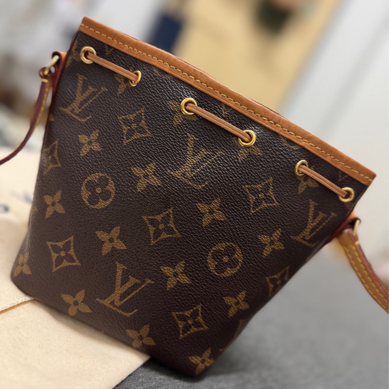 LV Nano Noe小水桶 經典老花-7