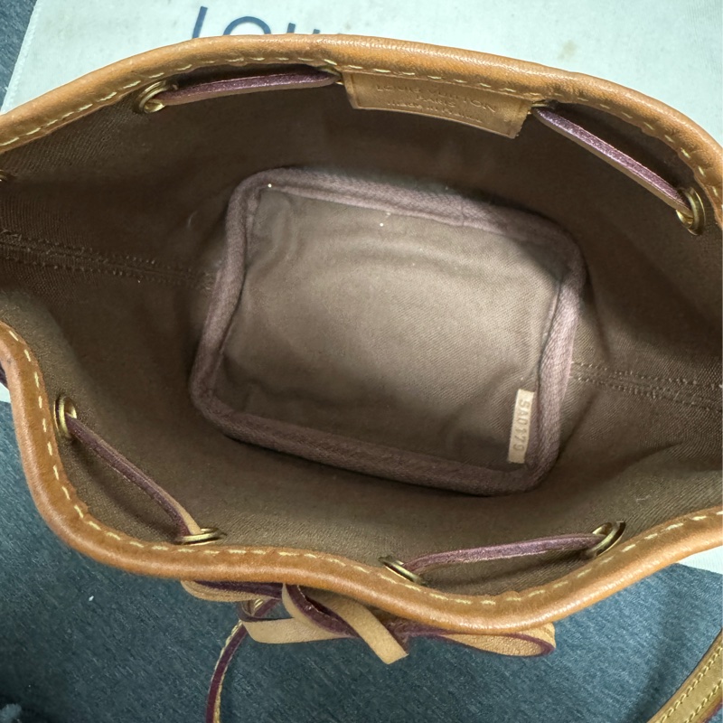 LV Nano Noe小水桶 經典老花-9