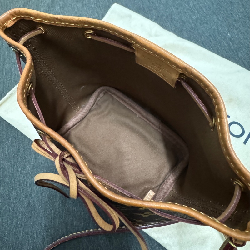 LV Nano Noe小水桶 經典老花-10