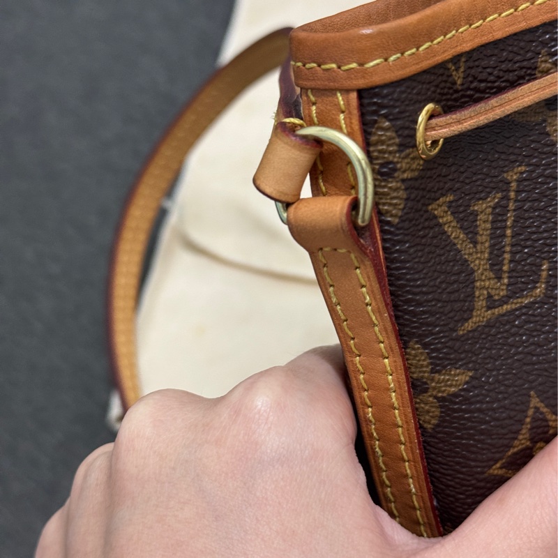 LV Nano Noe小水桶 經典老花-11