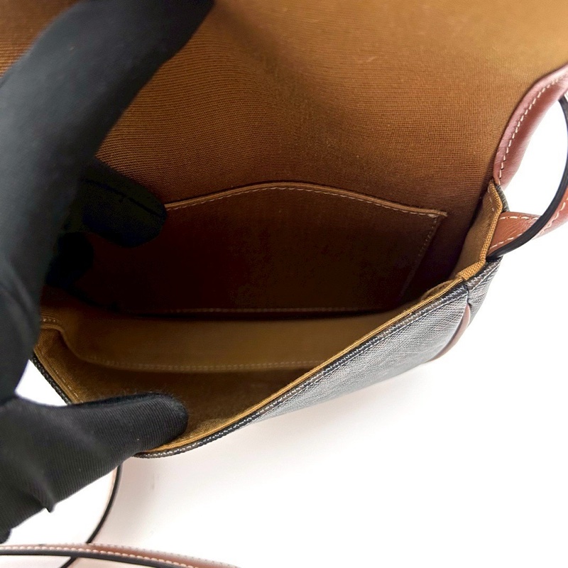 小包爆款來襲😻Celine凱旋門老花BESACEmini馬鞍包單肩斜挎包-12