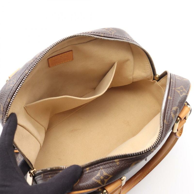 路易威登 Manhattan PM 手提包 M40026 Monogram 帆布棕色二手女士 LV-2