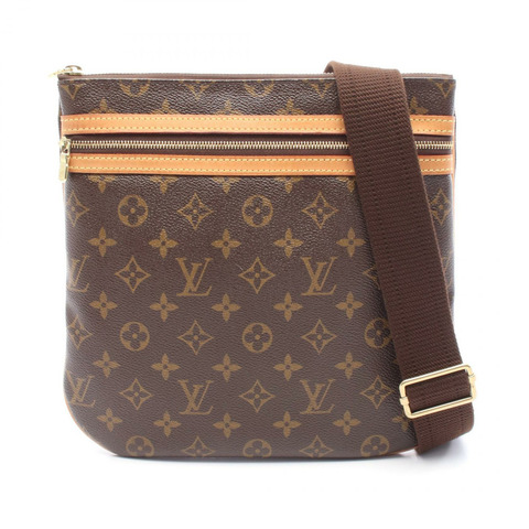 路易威登 Pochette Bosphorele 單肩包 M40044 Monogram 帆布 棕色 二手