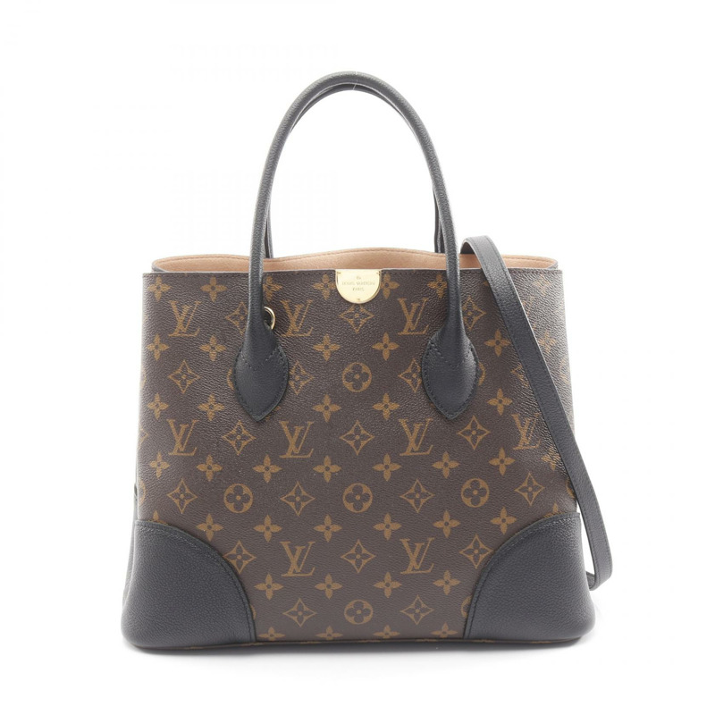 路易威登 Flandrin 手提單肩包 M41595 Monogram 皮革 棕色 二手 LV-0
