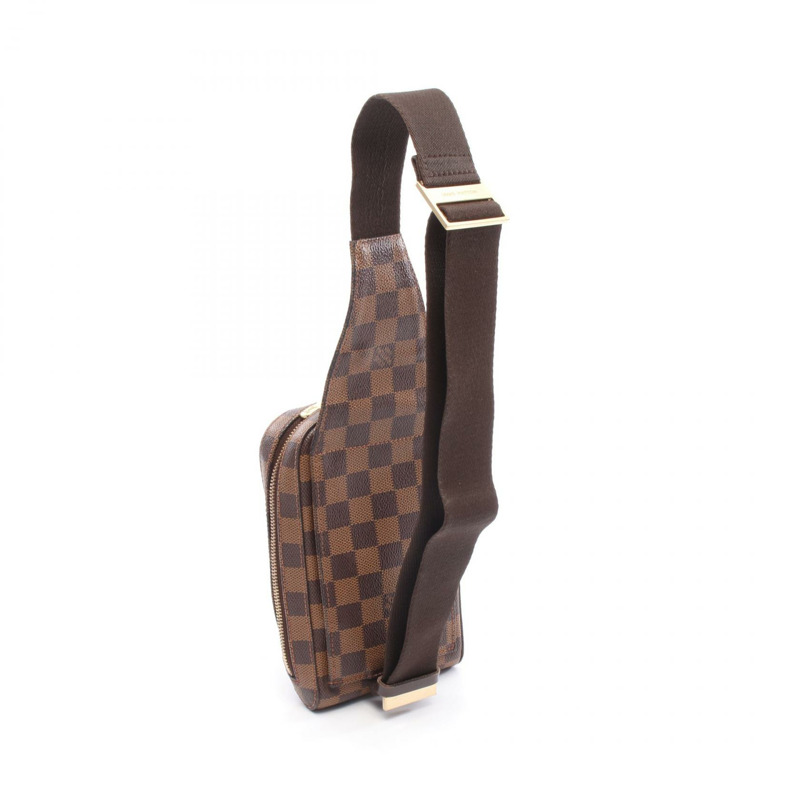路易威登 Geronimos 腰包 N51994 Damier 帆布 棕色 Ebene 二手男女通用-1