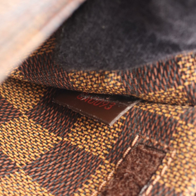 路易威登 Geronimos 腰包 N51994 Damier 帆布 棕色 Ebene 二手男女通用-4