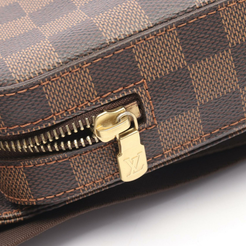 LOUIS VUITTON Geronimos 腰包斜背包 N51994 Damier 帆布 Ebene 二手 LV-6