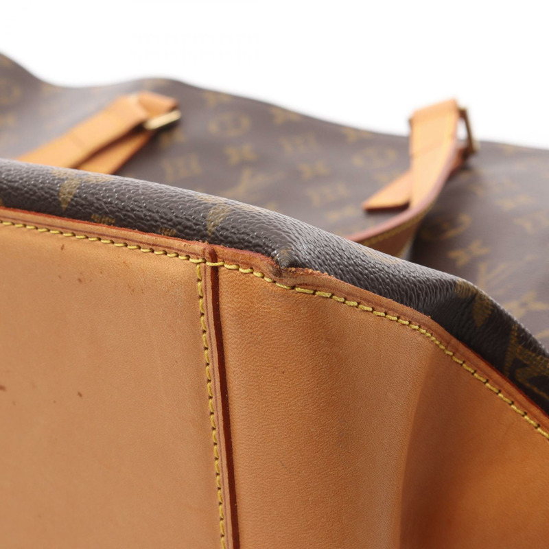 路易威登 Cabas Alto 手提單肩包 M51152 Monogram 皮革 棕色 二手-6