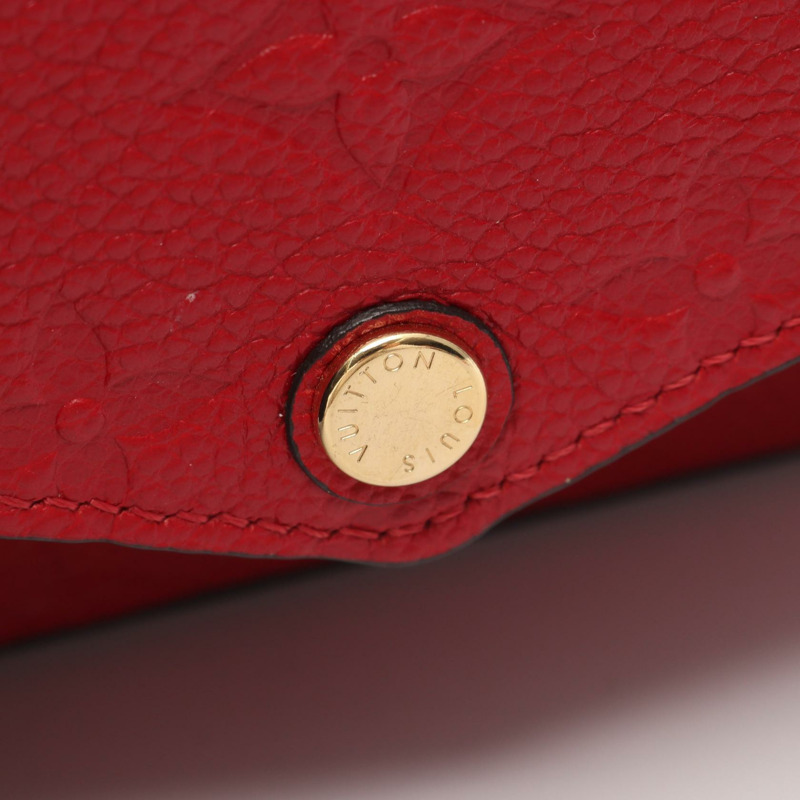 路易威登 Pochette Felicie 肩鍊斜背包 M63700 紅色皮革-6