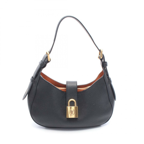路易威登 Low Key 肩背包 M24611 皮革小牛皮 黑色 二手 女士