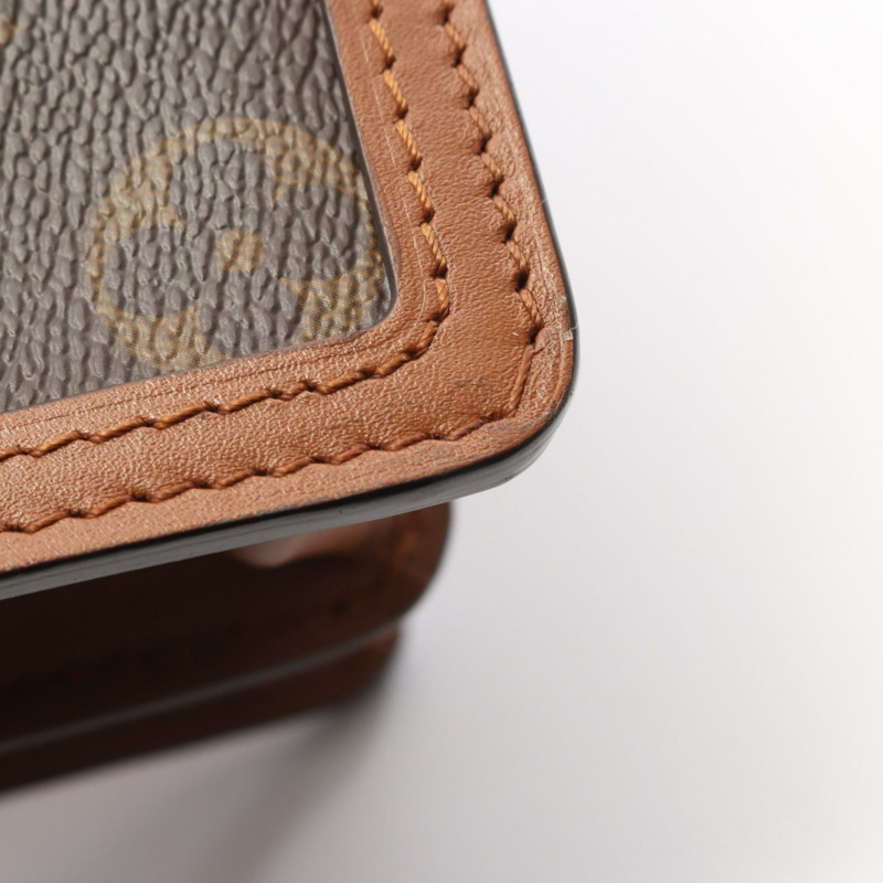 路易威登 Daufine MINI 肩斜背包 M44580 Monogram Reverse 棕色-8