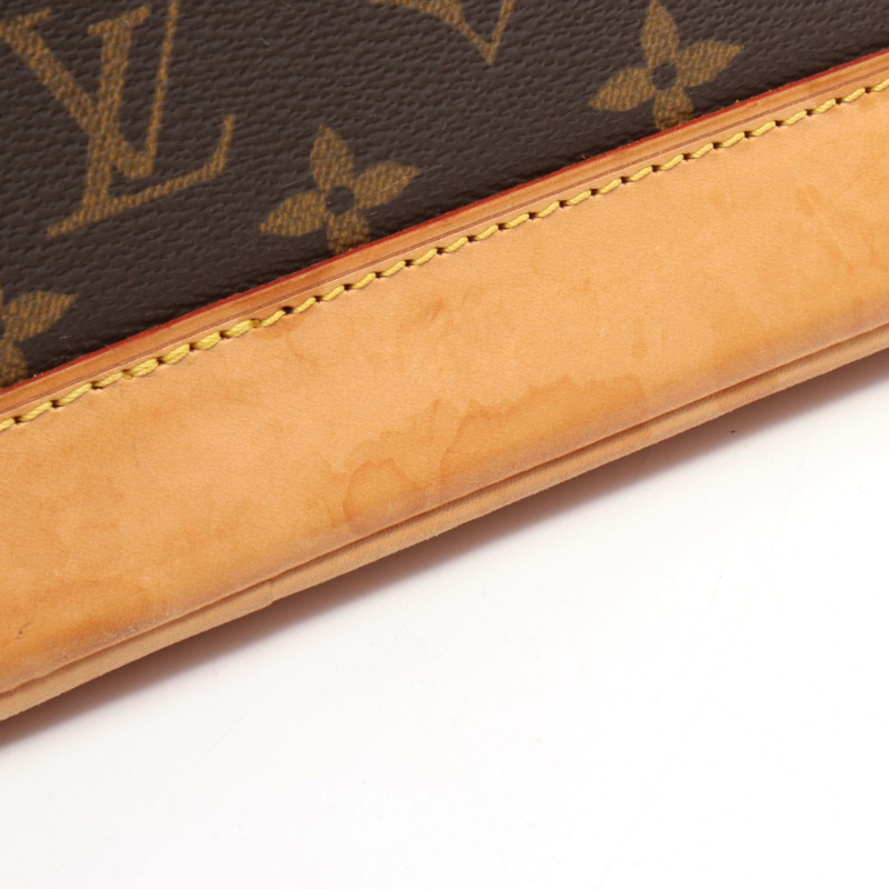 路易威登 Alma PM 手提包 M51130 Monogram 帆布皮革棕色二手女士-8