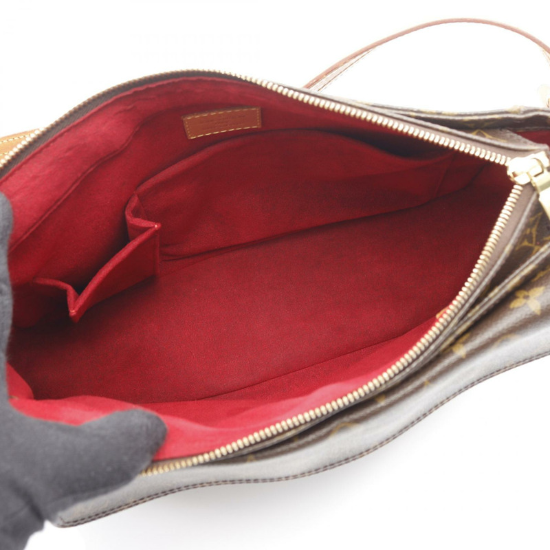 路易威登 Vivasite GM 單肩包 M51163 Monogram 帆布皮革棕色二手-2