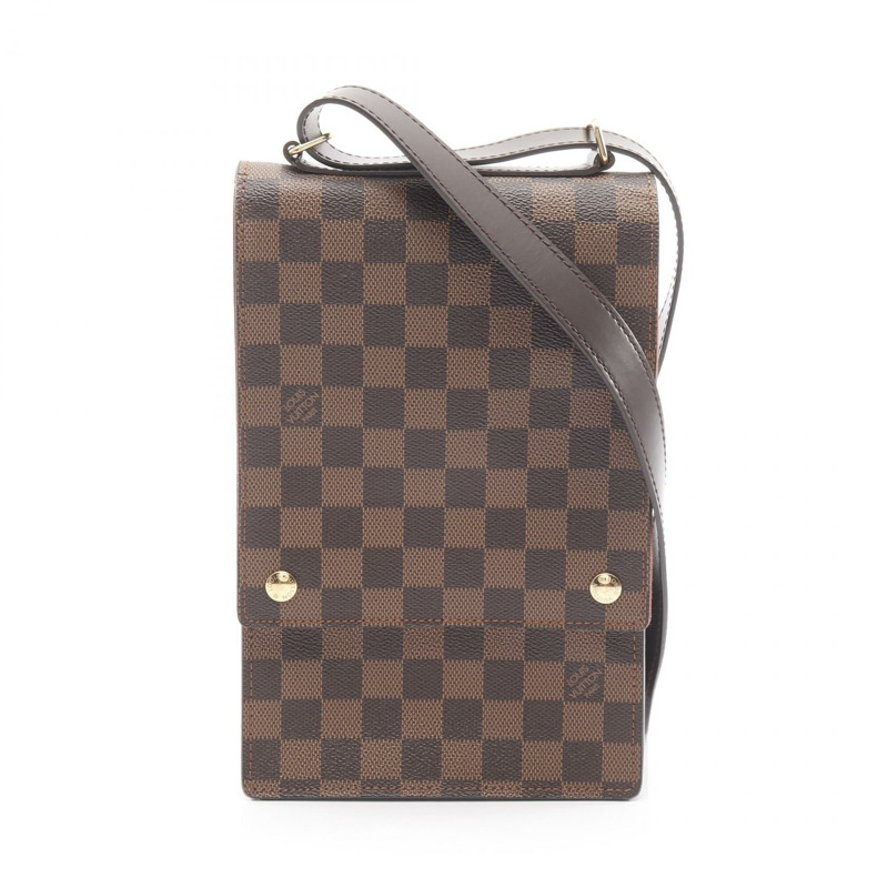 LOUIS VUITTON Portebello 單肩斜背包 N45271 Damier Ebene 二手 女士-0