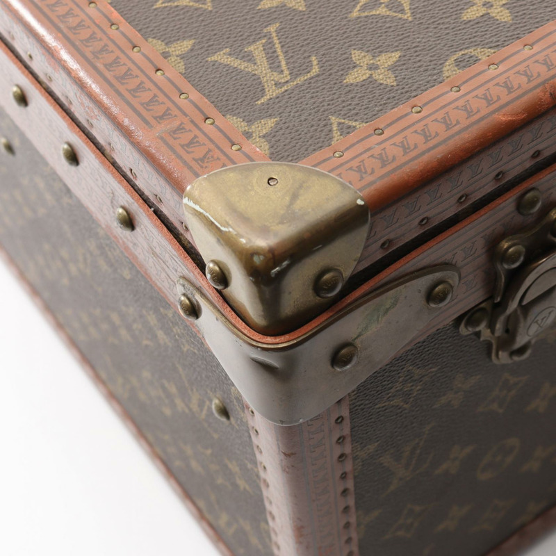 路易威登 Alzer 80 Monogram 旅行箱 M21224 PVC塗層帆布皮革 棕色 二手 男女通用-12