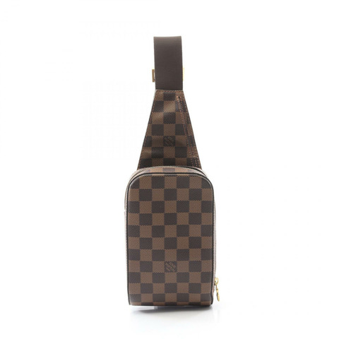 LOUIS VUITTON Geronimos 腰包斜背包 N51994 Damier 帆布 Ebene 二手 LV