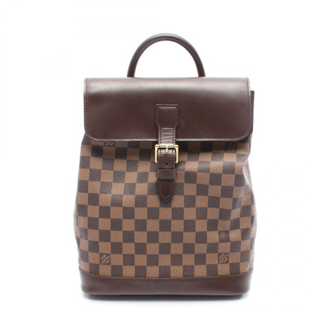 路易威登 Soho 雙肩包 N51132 Damier Ebene 帆布棕色二手女款