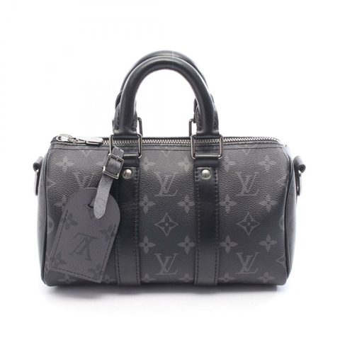 路易威登 Keepall Bandouliere 25 手提包 M46271 Monogram Eclipse 無肩帶