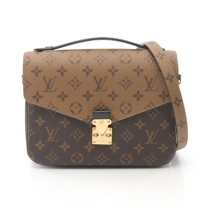 路易威登 Pochette Metis MM 單肩手提包 M44876 Monogram Reverse 二手 LV-0