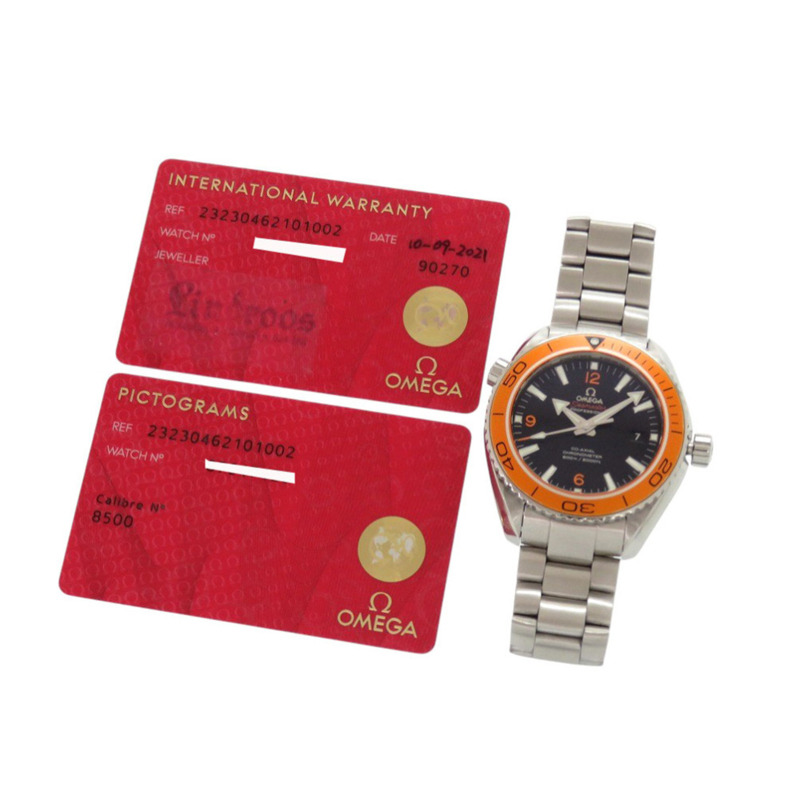 近全新歐米茄海馬系列海洋宇宙腕錶 232.30.46.21.01.002 不鏽鋼黑色錶盤自動機械錶 0325 OMEGA-1