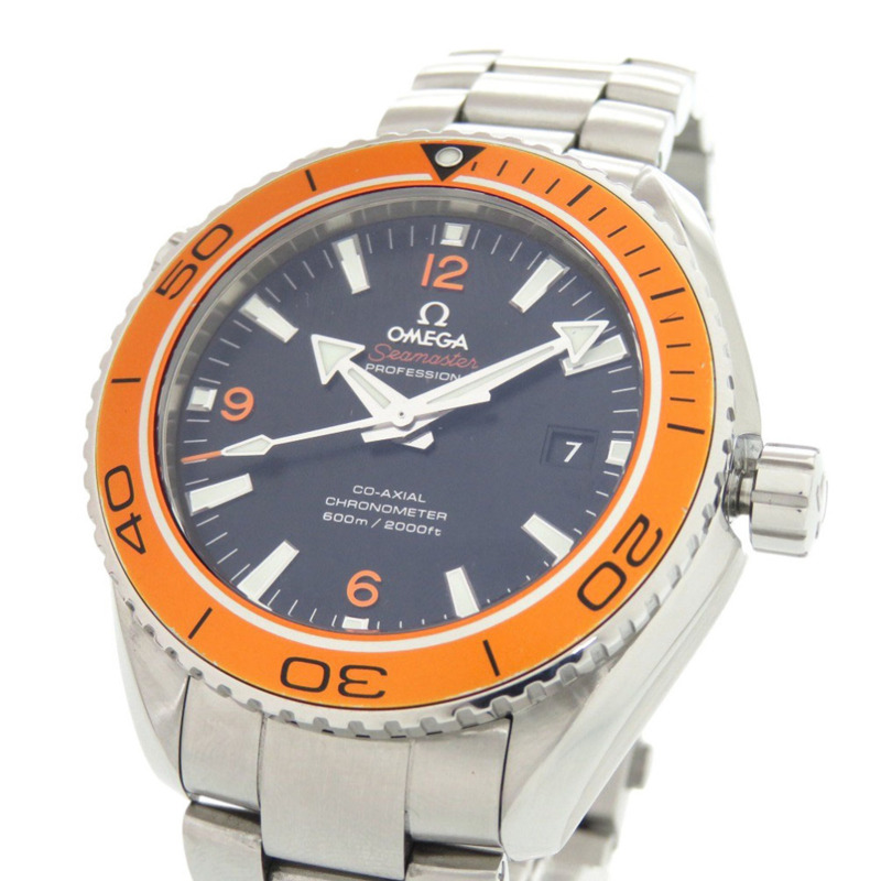 近全新歐米茄海馬系列海洋宇宙腕錶 232.30.46.21.01.002 不鏽鋼黑色錶盤自動機械錶 0325 OMEGA-2