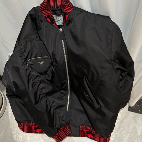 PRADA 秀款 飛行外套