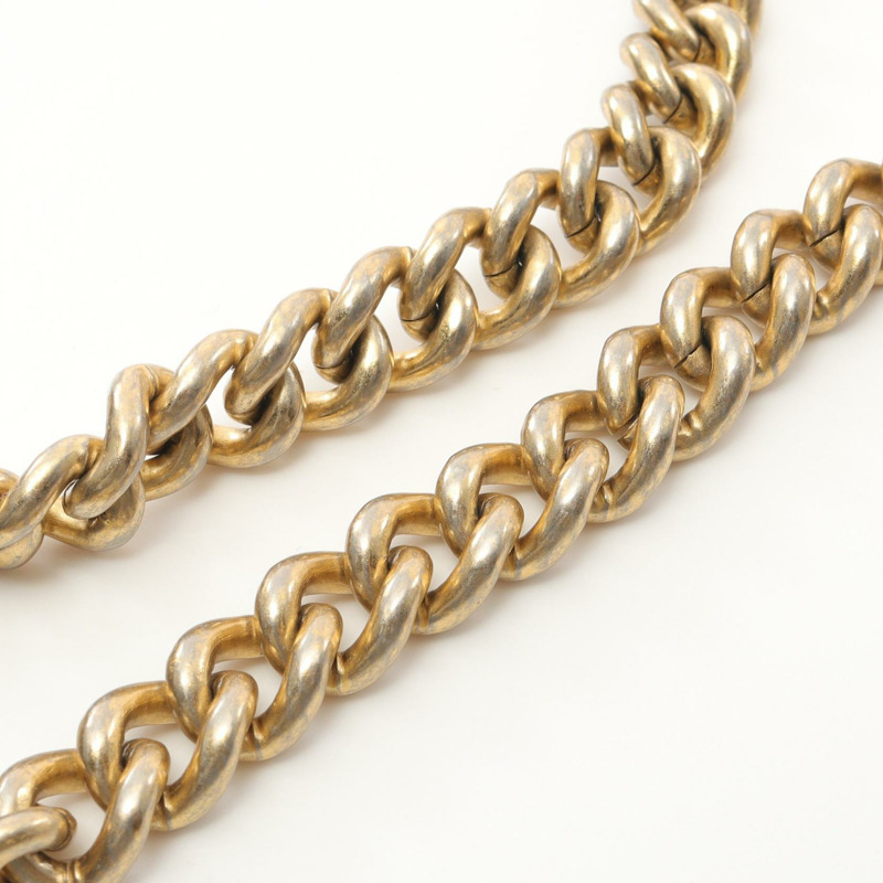 香奈兒 (CHANEL) 鏈條肩背包，小牛皮材質，海軍藍，二手，女士，金色五金，CC標誌，Coco-11