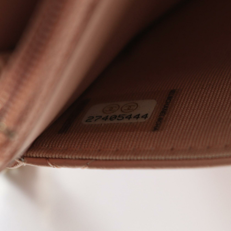 香奈兒 2.55 Matelasse 鏈條錢包/單肩包，粉紅色皮革，二手，女士，金色五金-4