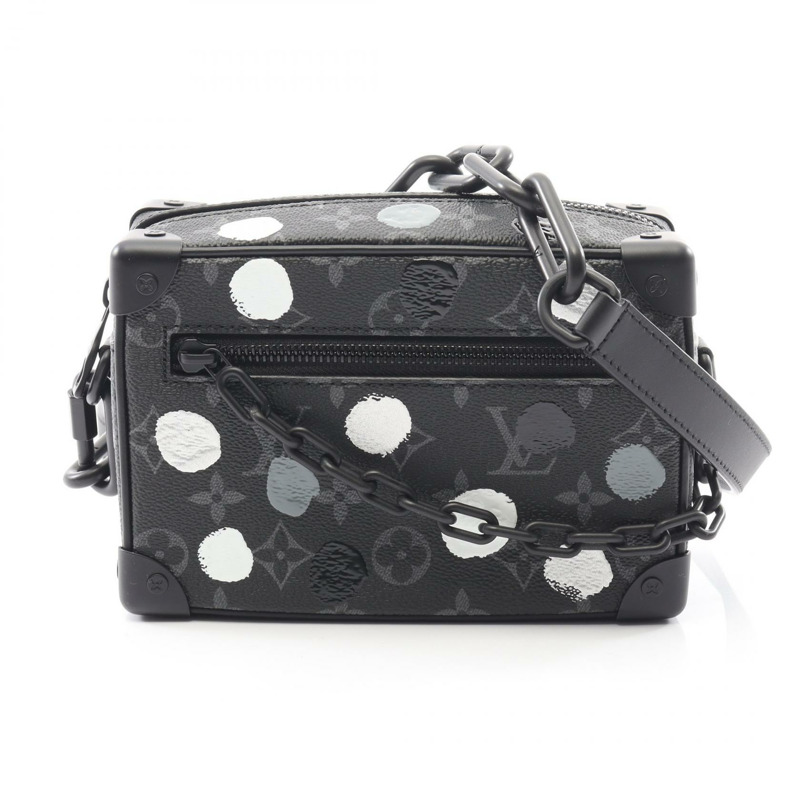 路易威登 LV YK 迷你軟箱肩背包 M81936 Monogram Eclipse BK 二手-0