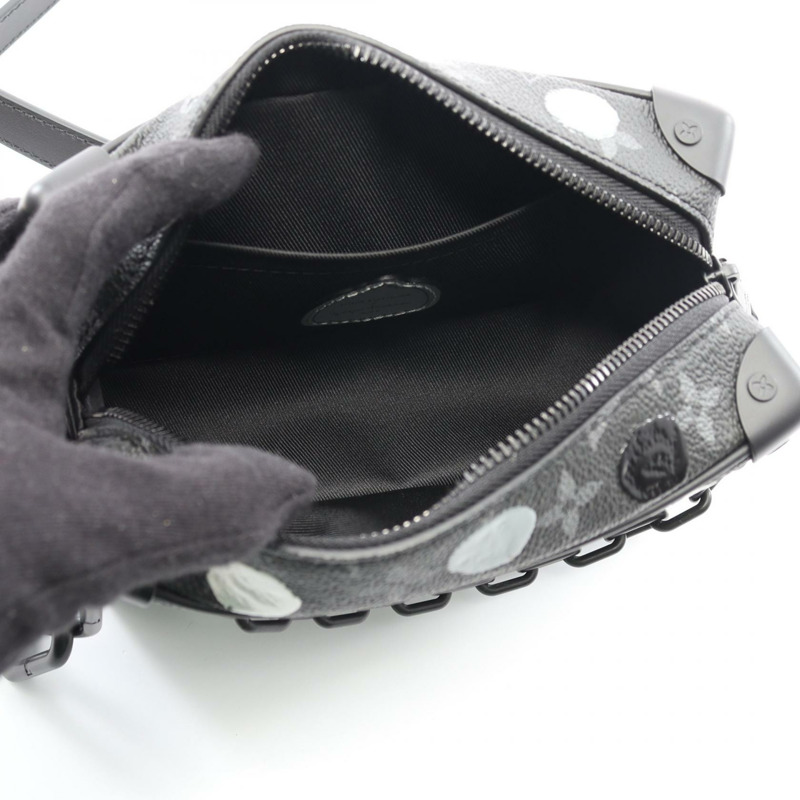 路易威登 LV YK 迷你軟箱肩背包 M81936 Monogram Eclipse BK 二手-2