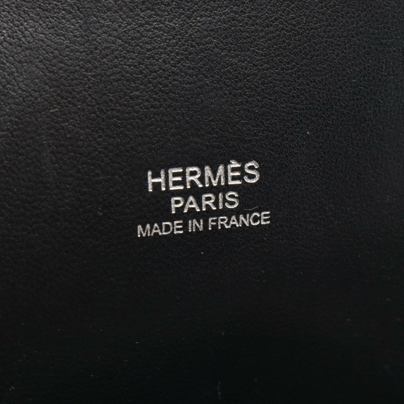 愛馬仕 Bolide31 單肩手提包，Fjord 皮革，黑色，二手，女士，K SHW-3