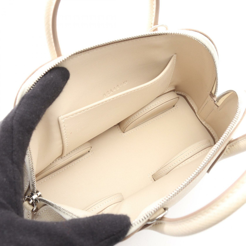 愛馬仕 Bolide on Wheels 迷你斜背包 B Epsom craie 橙色 二手 SHW-2