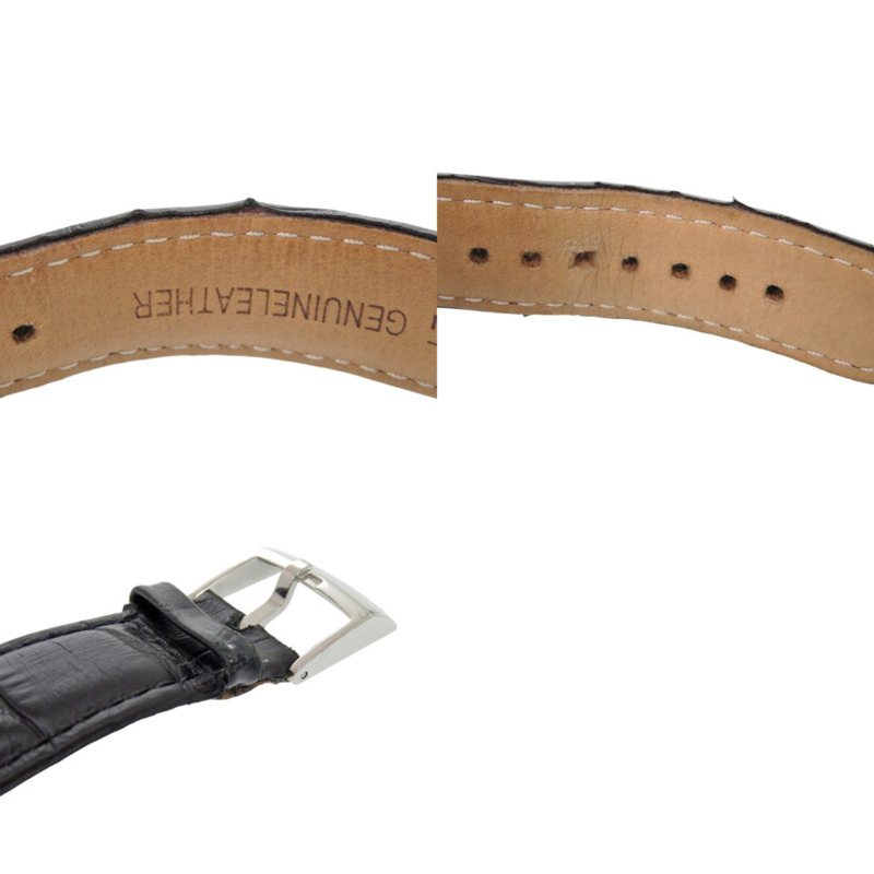 路易威登 Tambour Q111E 不鏽鋼皮革銀色石英腕錶 1507 LOUIS VUITTON-7