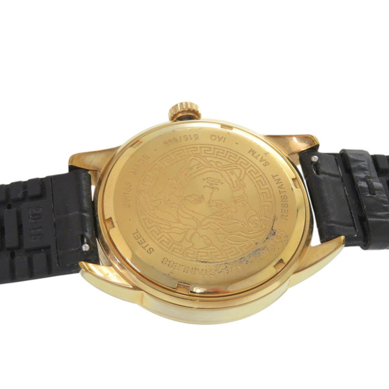 范思哲 IAQ SS 黑色錶盤石英錶 0648 VERSACE-5