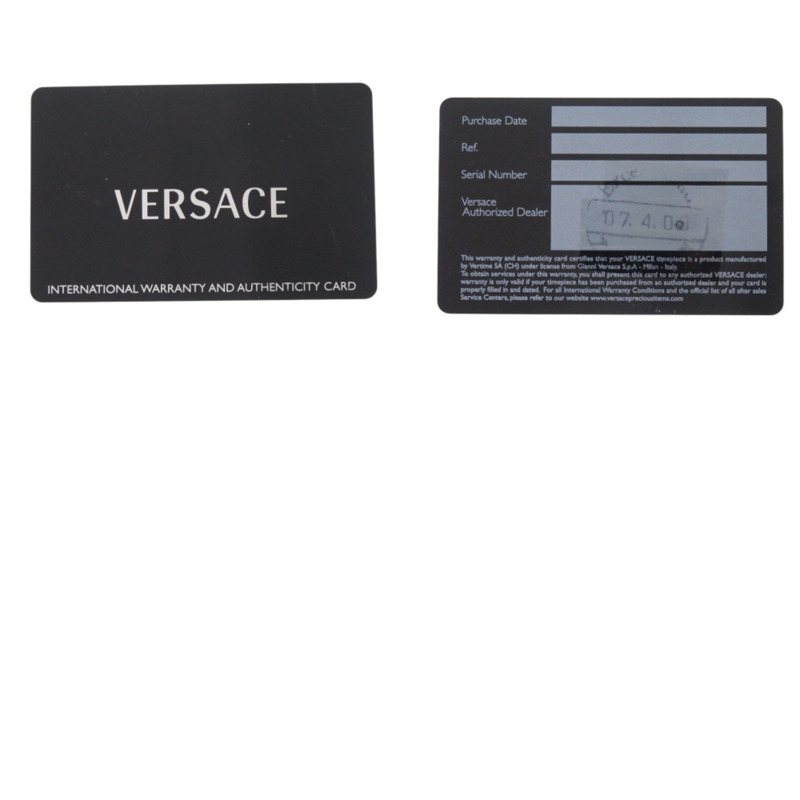 范思哲 IAQ SS 黑色錶盤石英錶 0648 VERSACE-7