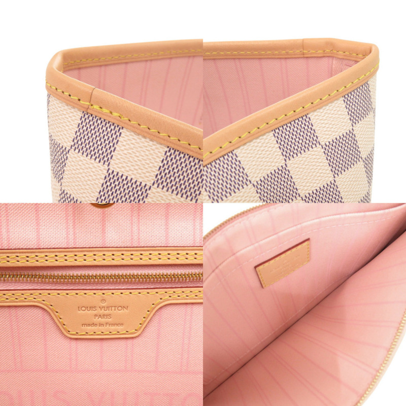 近全新路易威登 Neverfull GM Damier Azur N40601 IC Rose Ballerine 手提包 0885 LOUIS VUITTON-8