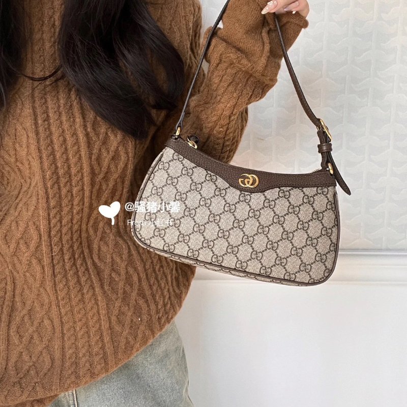 🏷Gucci．老花腋下包-21