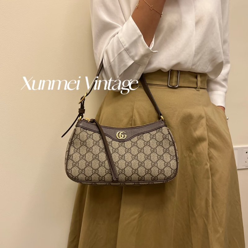 🏷Gucci．老花腋下包-22