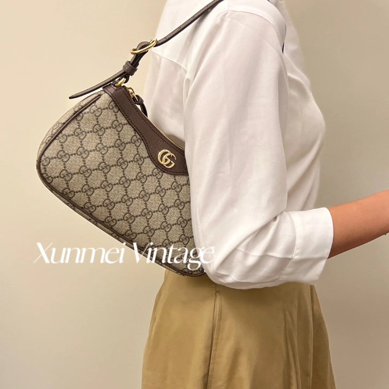 🏷Gucci．老花腋下包-23