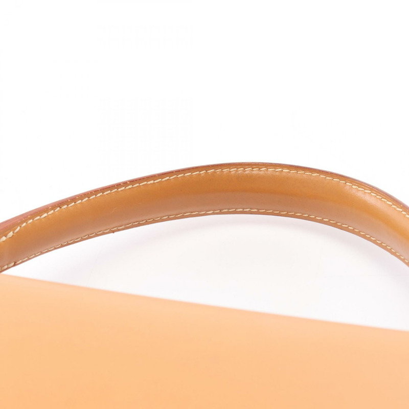 愛馬仕 Kelly 28 手提/肩背包，E Chamonix 皮革，天然貂皮色，二手，帶五金配件-10