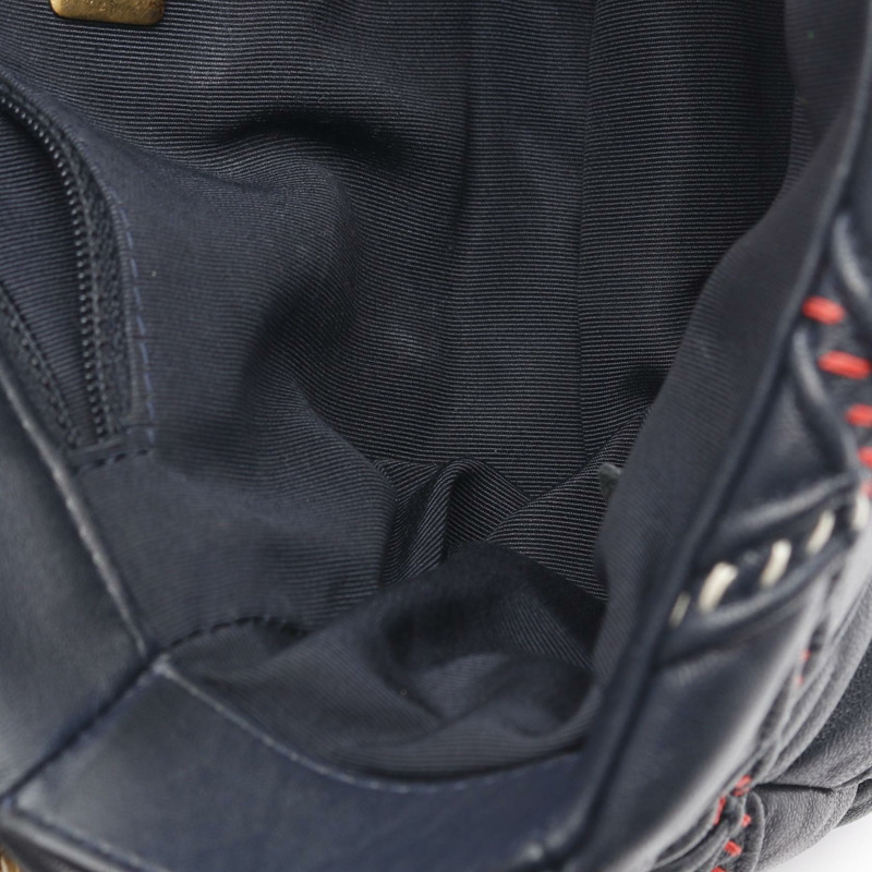 香奈兒 19 dix-neuf Matelasse 鏈條肩背包 AS1160 羊皮 海軍藍 二手 CC-8