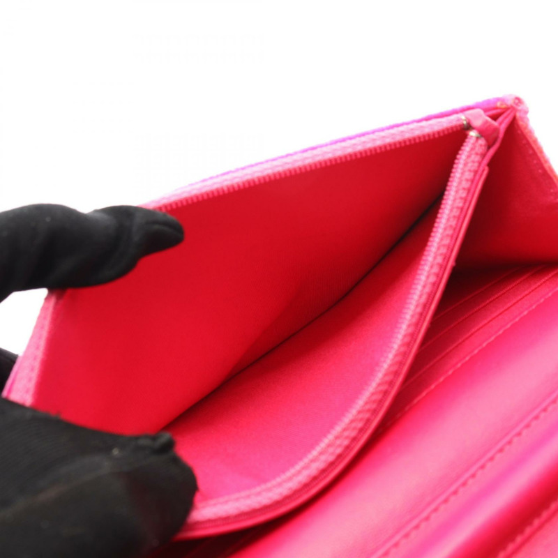 香奈兒 (CHANEL) 絎縫鏈條肩背包 粉紅色 二手 女士 金色五金 斜背包 WOC-5