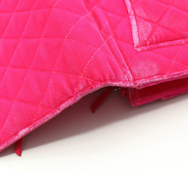 香奈兒 (CHANEL) 絎縫鏈條肩背包 粉紅色 二手 女士 金色五金 斜背包 WOC-9