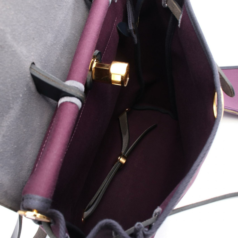 愛馬仕 Herbag Zip a dos PM 雙肩包 Z H077671CKAN Toile officier cassis GHW 二手-2