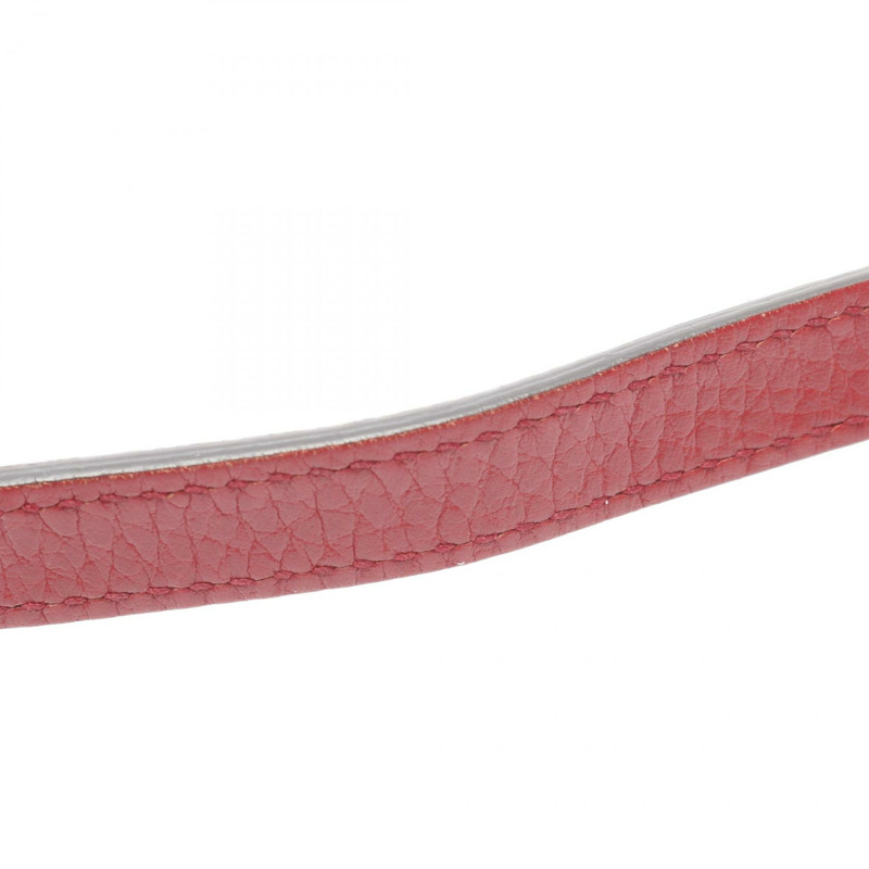 GUCCI 雙G互扣鏈條斜背包 510304 紅色皮革 二手 女士-7