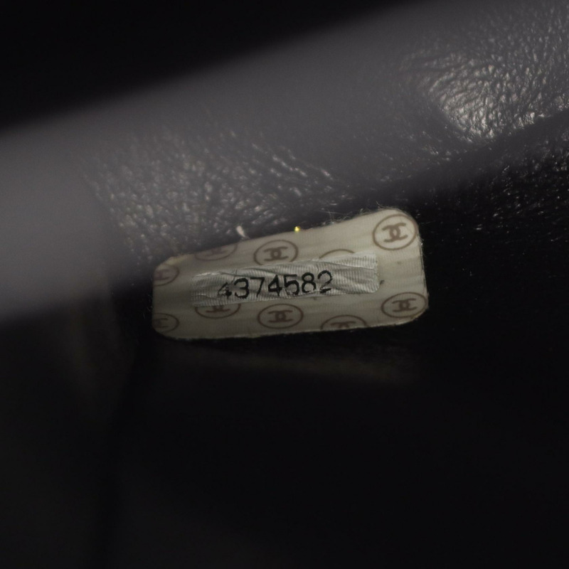 香奈兒 (CHANEL) Matelasse 雙肩背包，小牛皮，金色五金，黑色，二手，女士-4