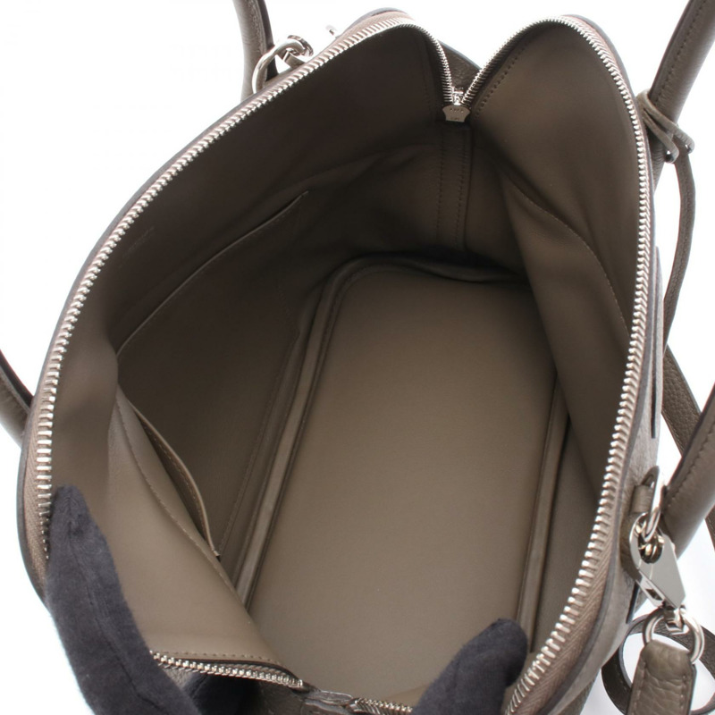 愛馬仕 Bolide 31 單肩手提包 Y Taurillon Clemence Etain 二手 SHW 女款-2