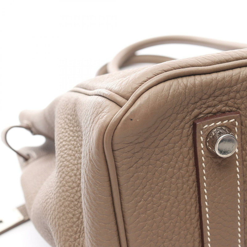 愛馬仕 Birkin 35 手提包，Togo 皮革，灰褐色，二手，女士，R SHW-9